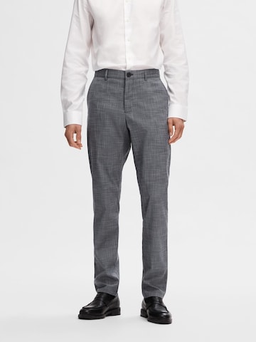 Slimfit Pantaloni 'Robert' di SELECTED HOMME in blu: frontale