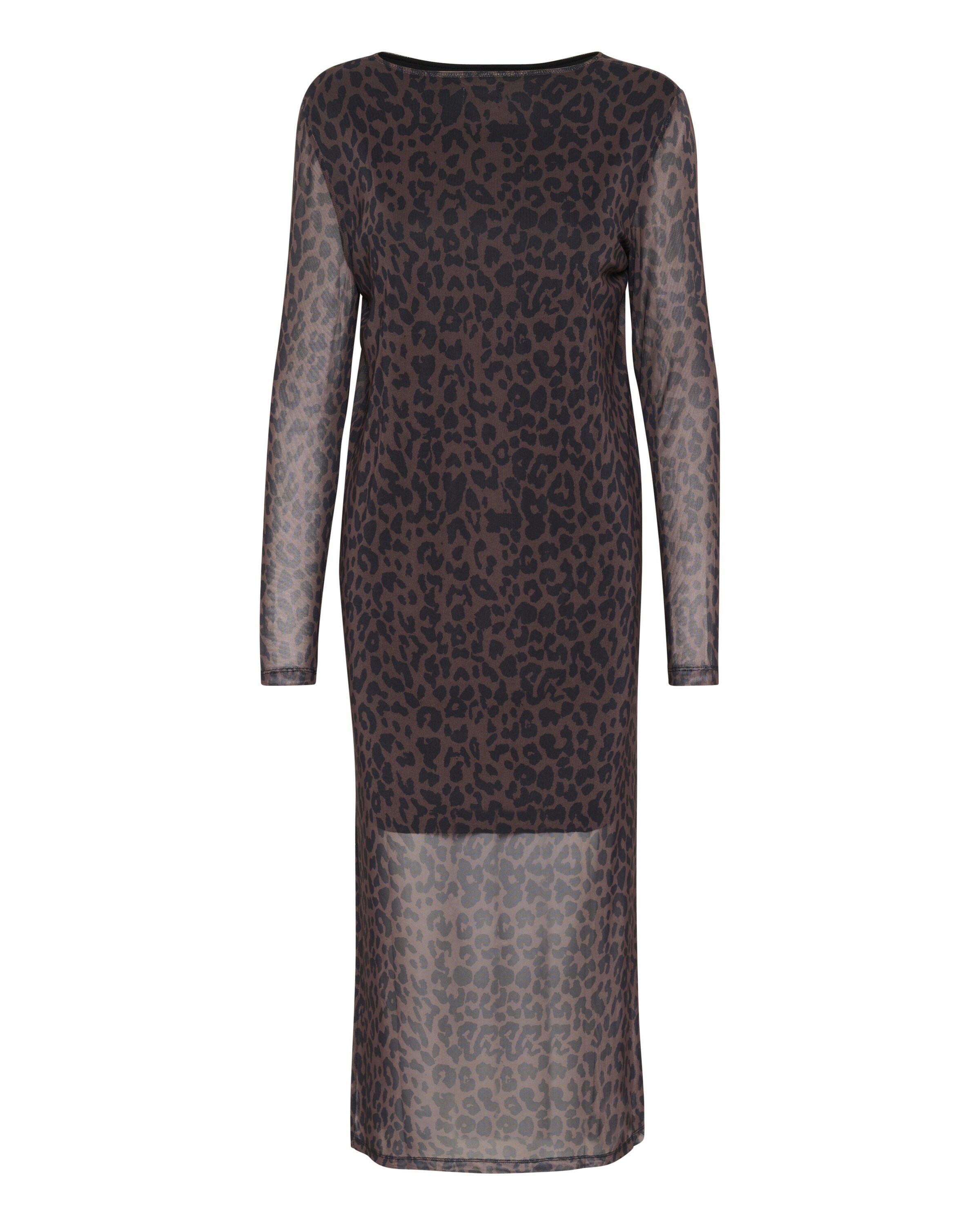 SAINT TROPEZ Jurk 'Zulvir' in Bruin: voorkant