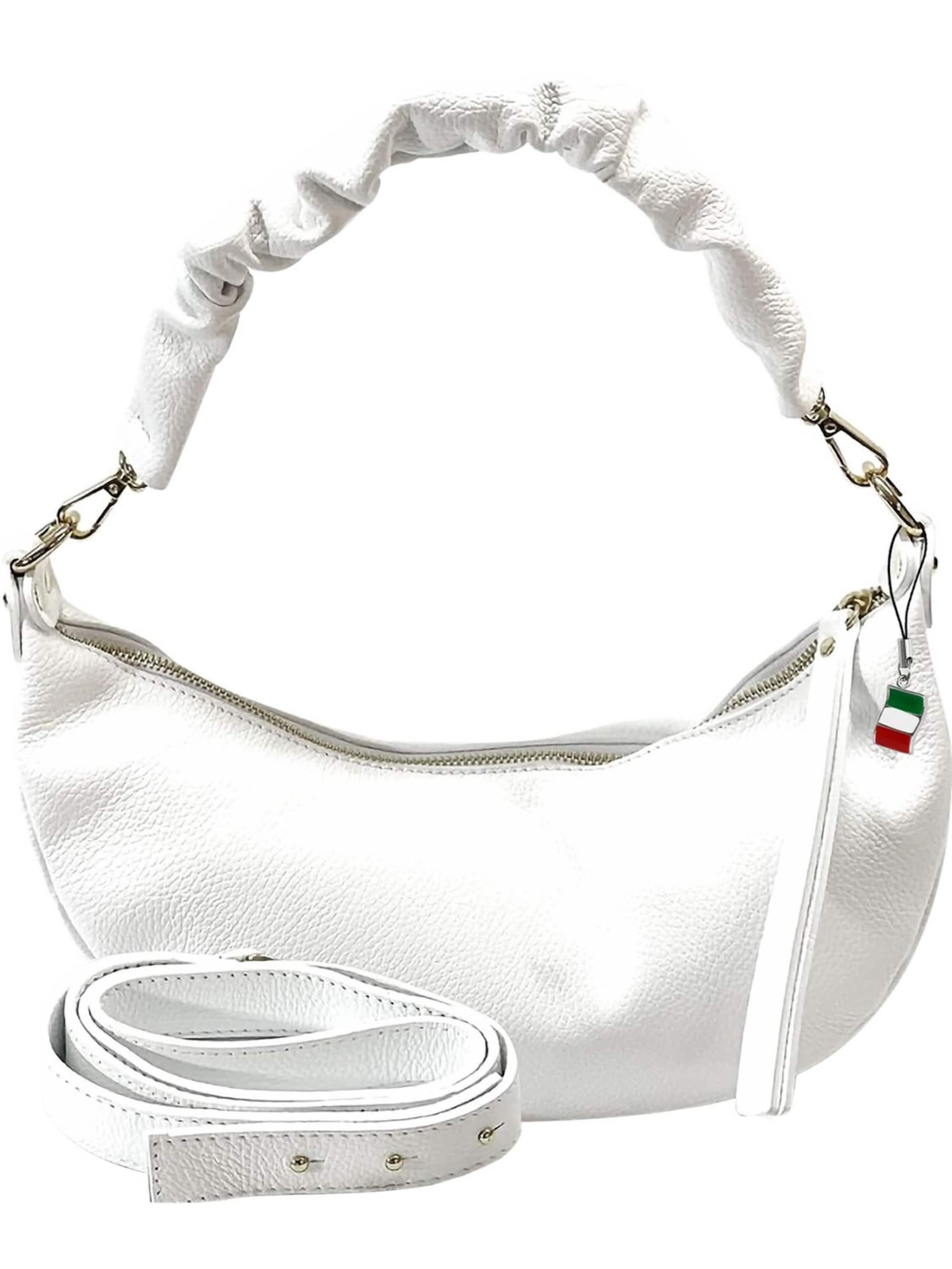 Florence Schultertasche‌ in Weiß: Vorderseite