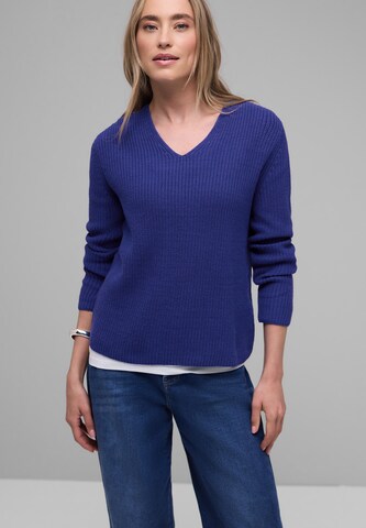 STREET ONE Pullover in Blau