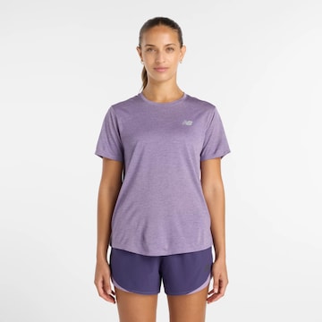 new balance Performance shirt 'Athletics' in Purple: front