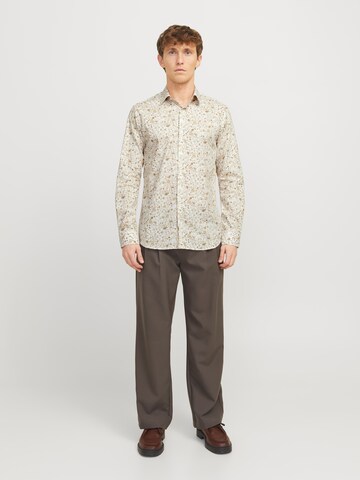 Jack & Jones Premium Regular fit Button Up Shirt 'JPRBLABARNES' in White