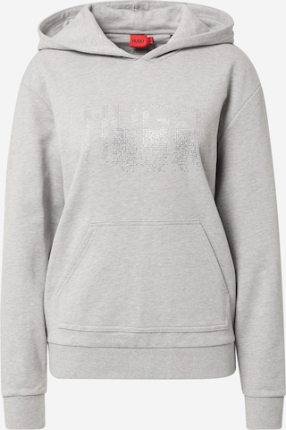 HUGO Sweatshirt 'Dasara' in Grey: front
