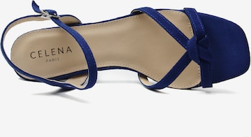 Celena Remienkové sandále 'Chizitelu' - Modrá
