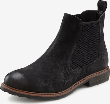 LASCANA - Botas Chelsea en negro: frente