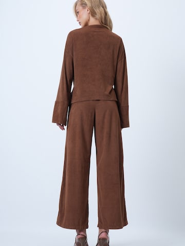Trend Alaçatı Stili Kalhotový kostým – hnědá
