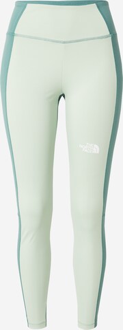 THE NORTH FACE Slimfit Sportbroek in Groen: voorkant