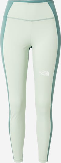 THE NORTH FACE Sports trousers in Green / Pastel green / White, Item view