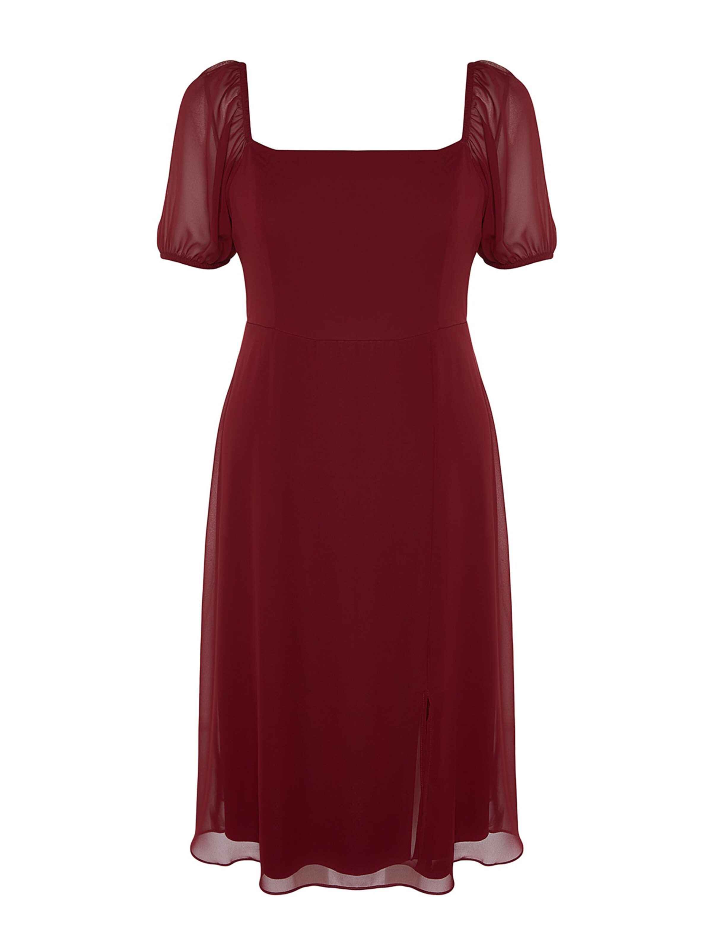 Robe Trendyol Curve en rouge : devant