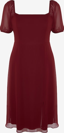 Suknelė iš Trendyol Curve, spalva – tamsiai raudona, Prekių apžvalga