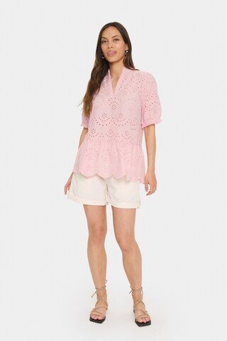 SAINT TROPEZ Blouse 'Geleksa' in Roze