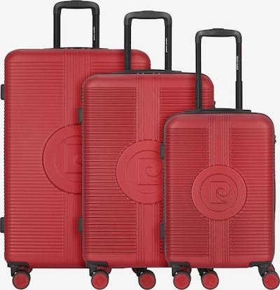 PIERRE CARDIN Ensemble de bagages en rouge, Vue avec produit