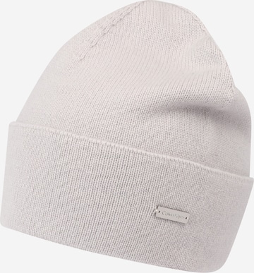 Bonnet Calvin Klein en beige : devant