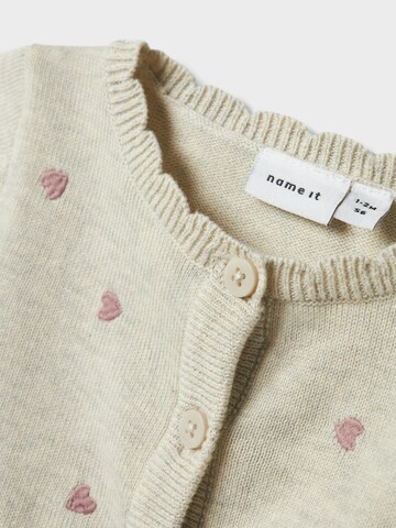 NAME IT Knit cardigan in Beige