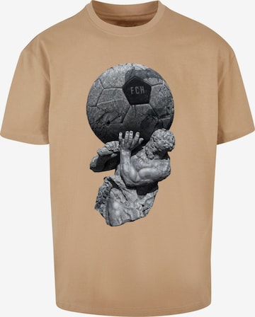 MT Upscale Shirt 'Play God' in Beige: front