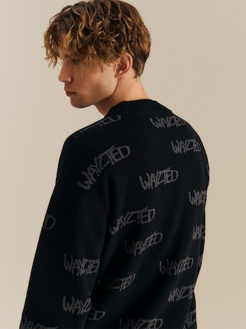 About You x Nils Kuesel Sweat jacket 'Fiete' in Black