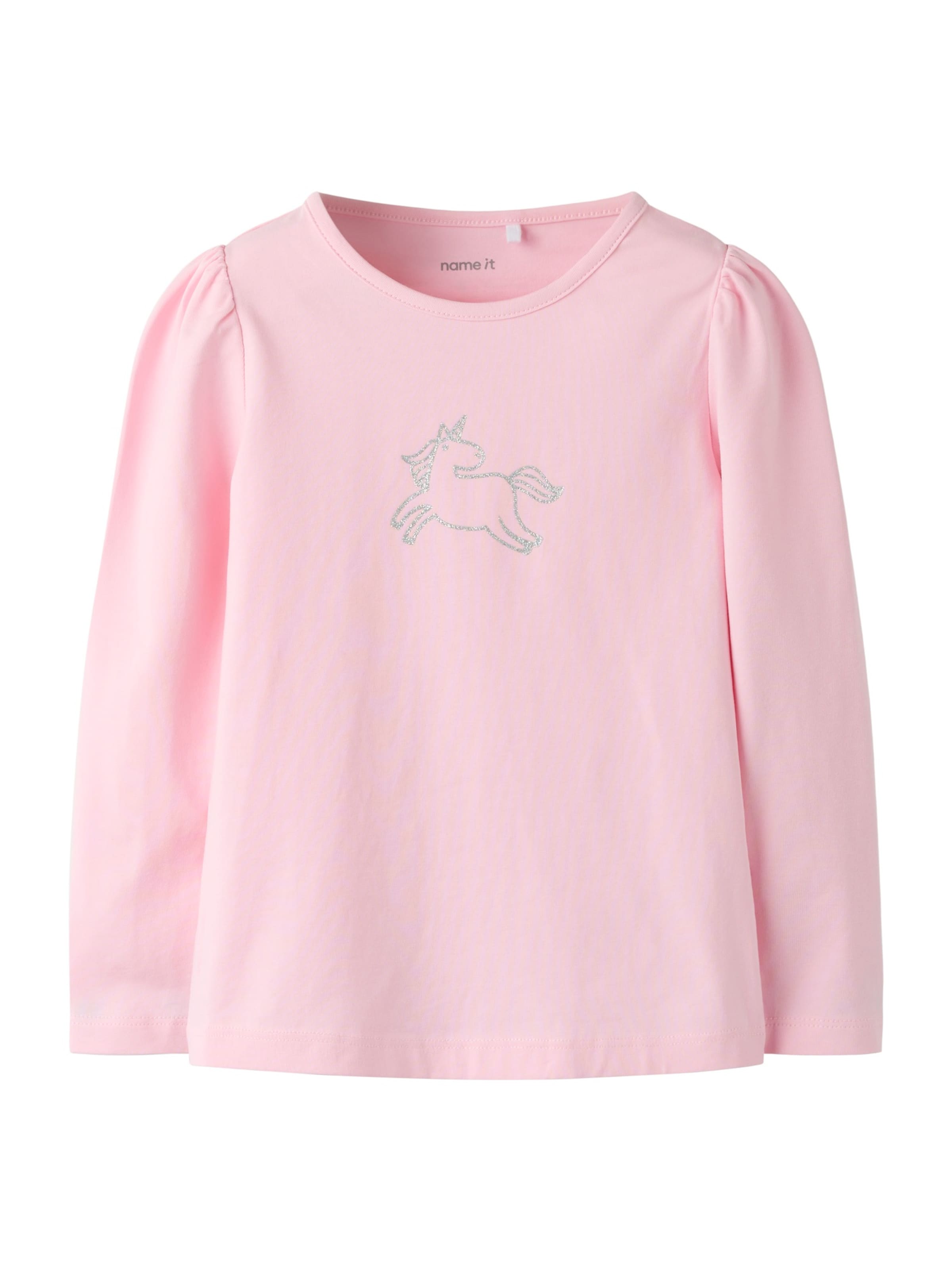 NAME IT T-shirt 'NMFBILISA' i rosa: framsida