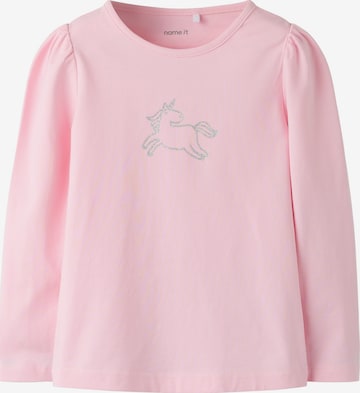 NAME IT T-shirt 'NMFBILISA' i rosa: framsida