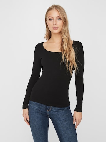 VERO MODA Shirt 'Maxi' in Schwarz: predná strana