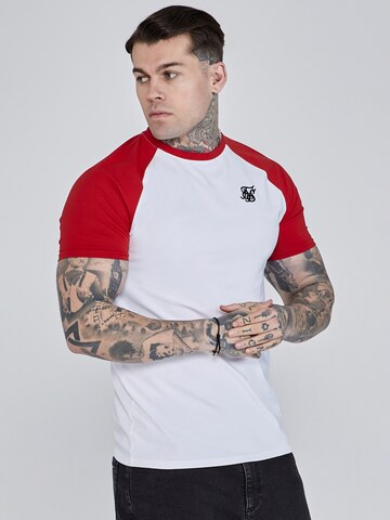 SikSilk Shirt in White: front