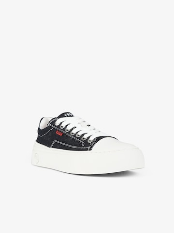 Baskets basses ACUPUNCTURE en noir : devant