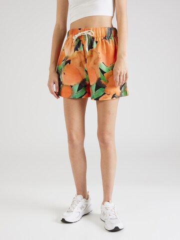 TOPSHOP Regular Broek in Oranje: voorkant