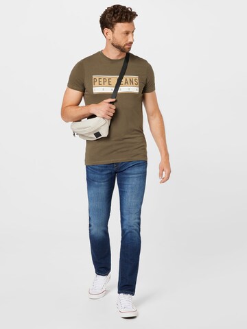 Pepe Jeans T-Shirt 'JAYO' in Grün