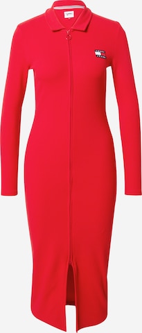 Tommy Jeans - Vestido em vermelho: frente