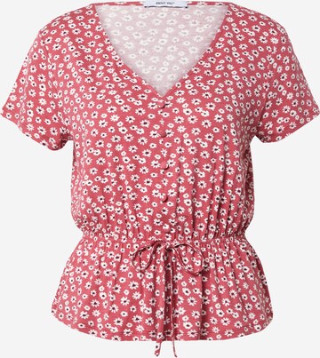 Camicia da donna 'Melika' di ABOUT YOU in rosa: frontale