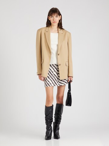 Nasty Gal Blazer in Beige