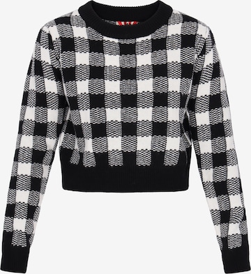 myMo ROCKS Sweter w kolorze czarny: przód