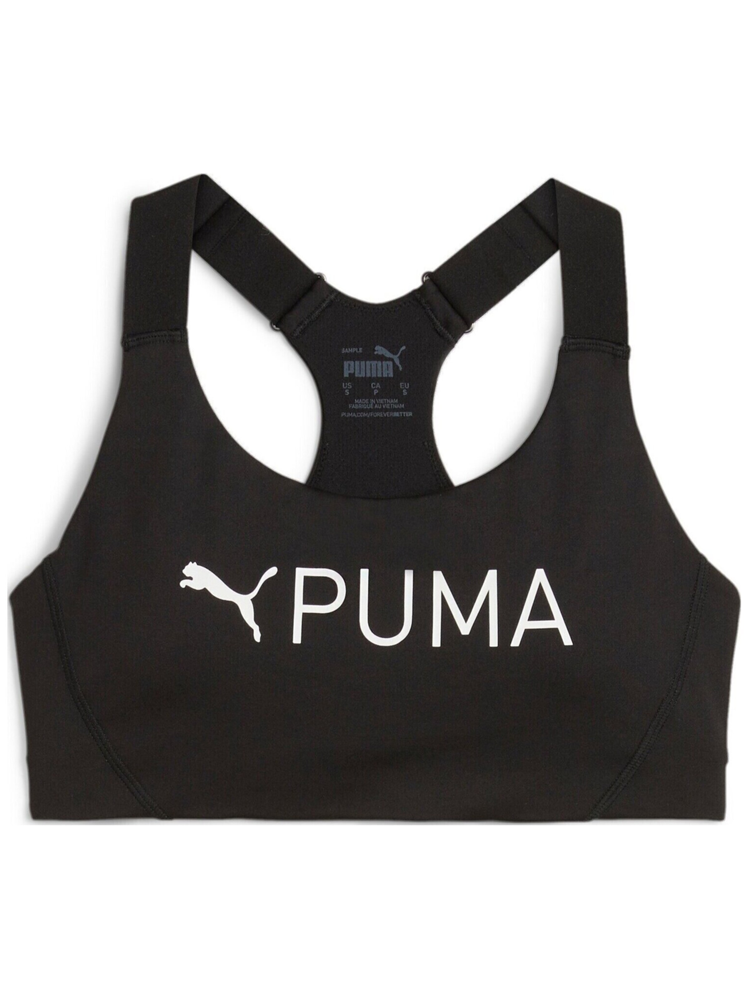 Top sportivo 'Puma 4keeps Eversculpt Bra Black' di PUMA in nero: frontale