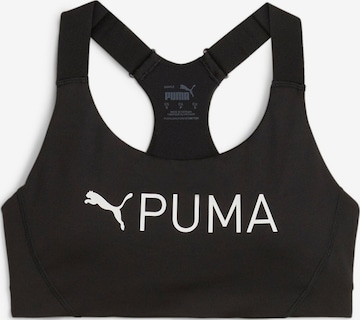 PUMA Sports top 'Puma 4keeps Eversculpt Bra Black' in Black: front