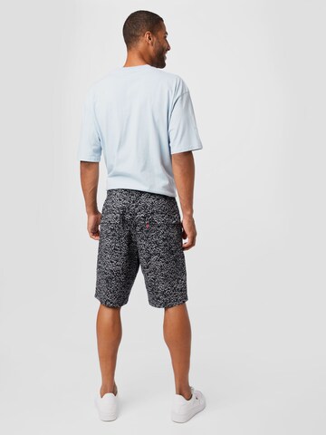 LEVI'S ® Regular Hose 'Field Short Vega Pewter Print' in Grau