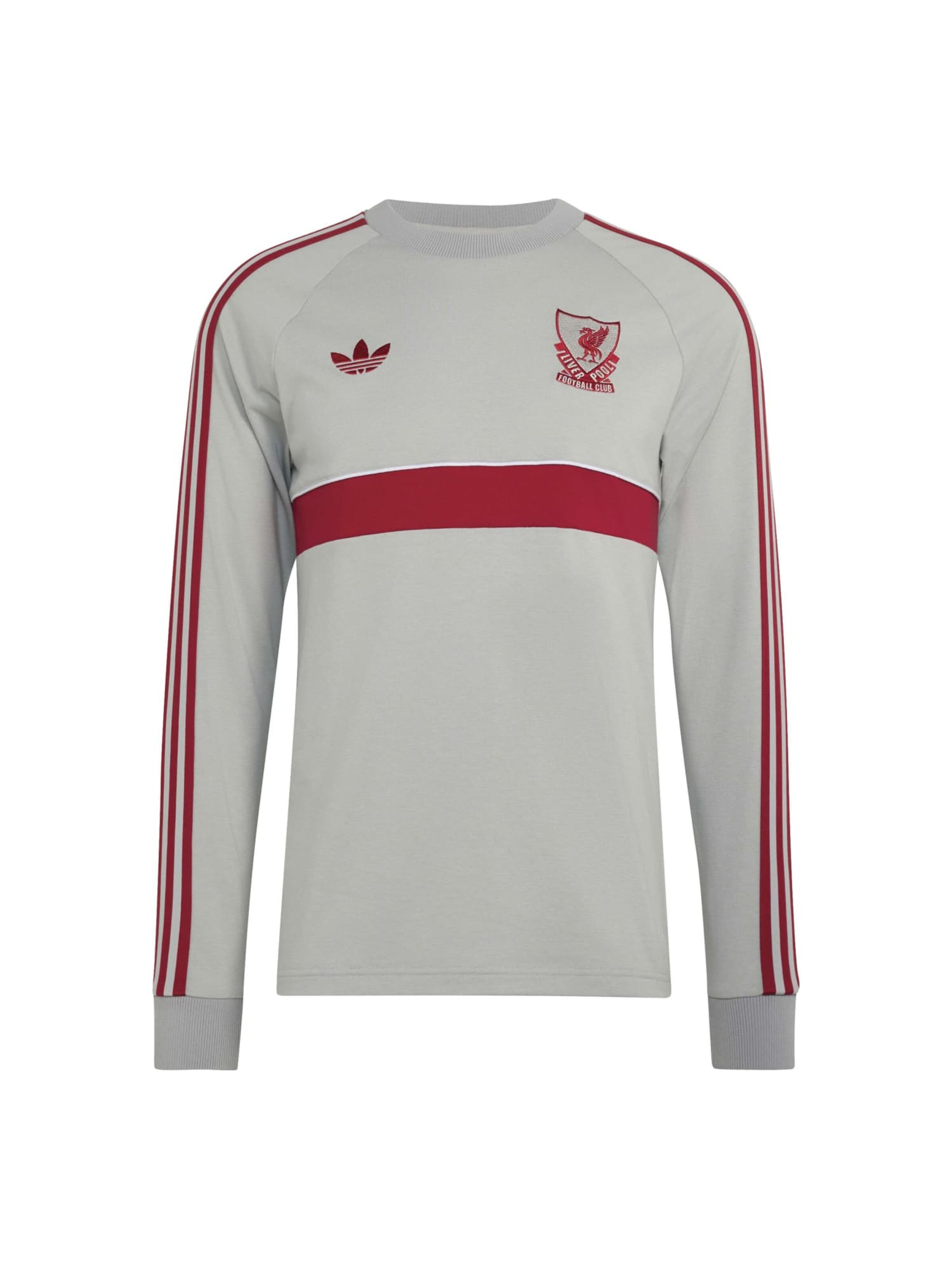 ADIDAS PERFORMANCE Λειτουργικό μπλουζάκι 'Liverpool FC' σε γκρι: μπροστά