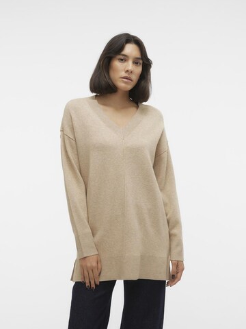 VERO MODA Pullover 'Gold' in Beige: Vorderseite