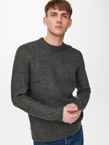 Pullover 'Nazlo' di Only & Sons in grigio