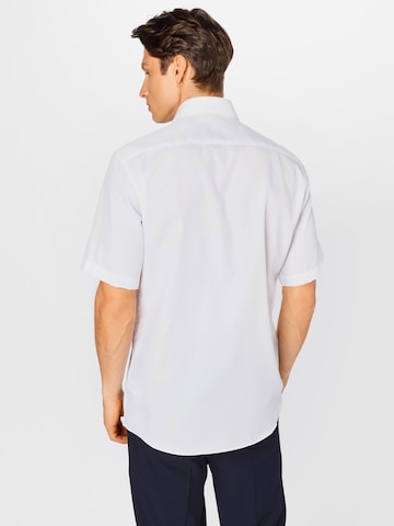 ETERNA Slim fit Button Up Shirt in White