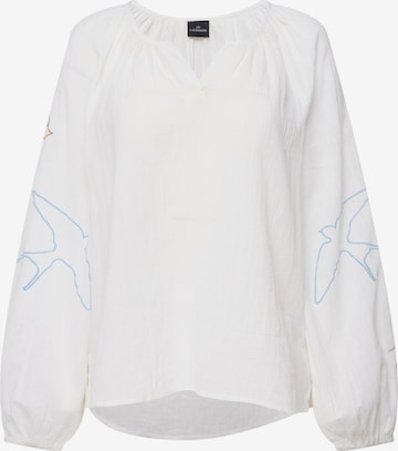LAURASØN Blouse in White: front