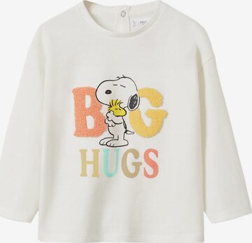 MANGO KIDS Shirt 'big' in Weiß: predná strana