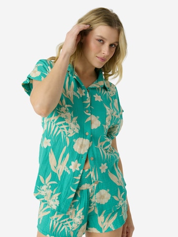 PJ Salvage Pajama in Green: front