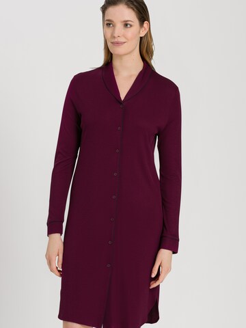 Chemise de nuit 'Natural Comfort' Hanro en violet : devant