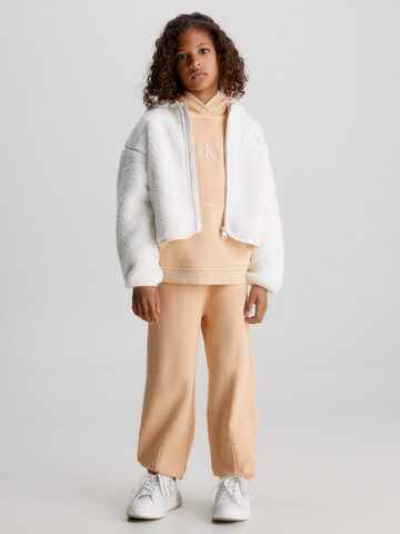 Calvin Klein Jeans Bluza rozpinana w kolorze biały