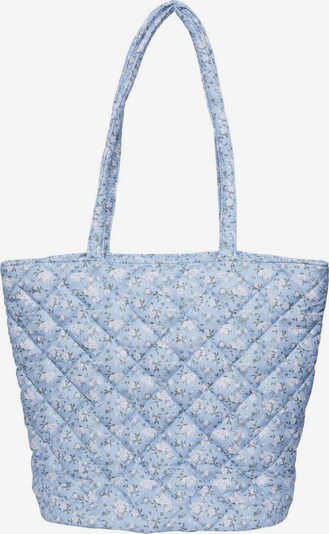 PIECES Shopper 'NIONA' in de kleur Navy / Lichtblauw / Wit, Productweergave