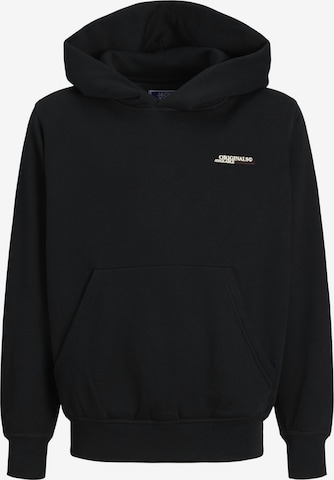 Sweat 'JORIslington' Jack & Jones Junior en noir : devant