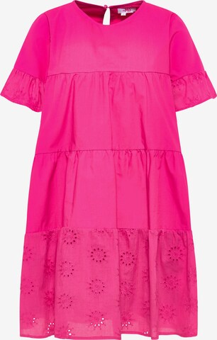 rozā MYMO Vasaras kleita: no priekšpuses