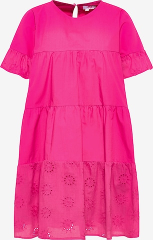 Rochie de vară de la MYMO pe roz: față