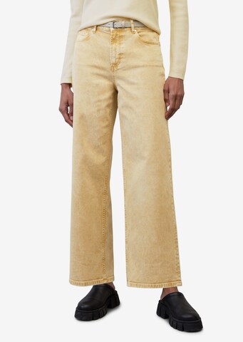 Marc O'Polo Wide leg Jeans in Yellow: front