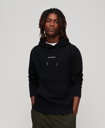 Superdry Sweatshirt in Black: front