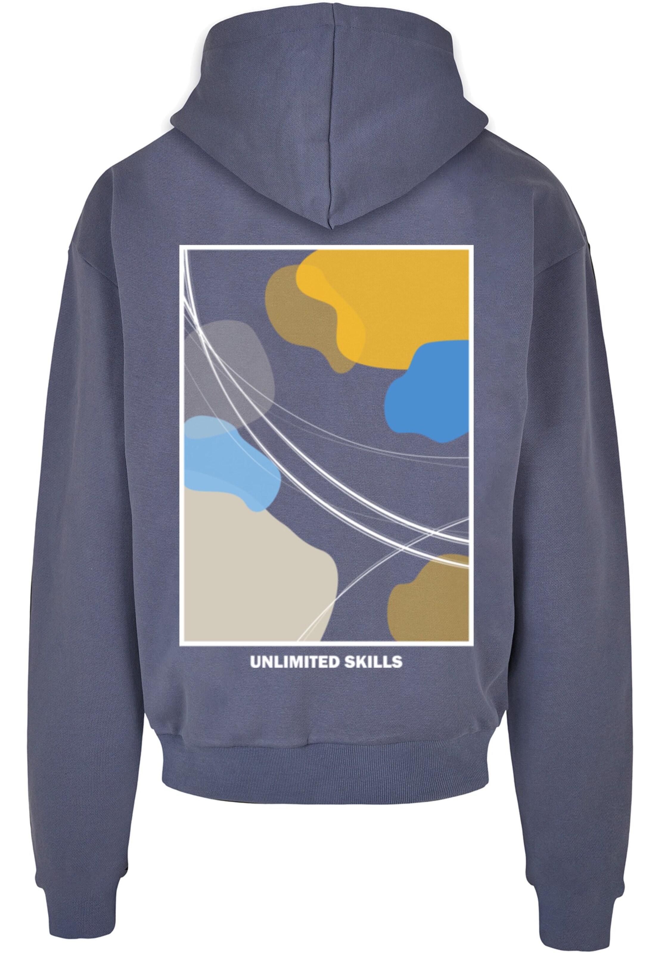 Merchcode Sweatshirt 'Unlimited Skills' in Blauw
